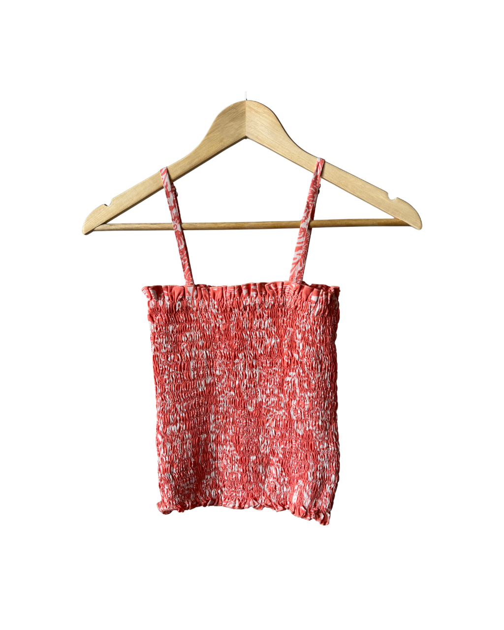 Coral Petal Tube Top + Scrunchie