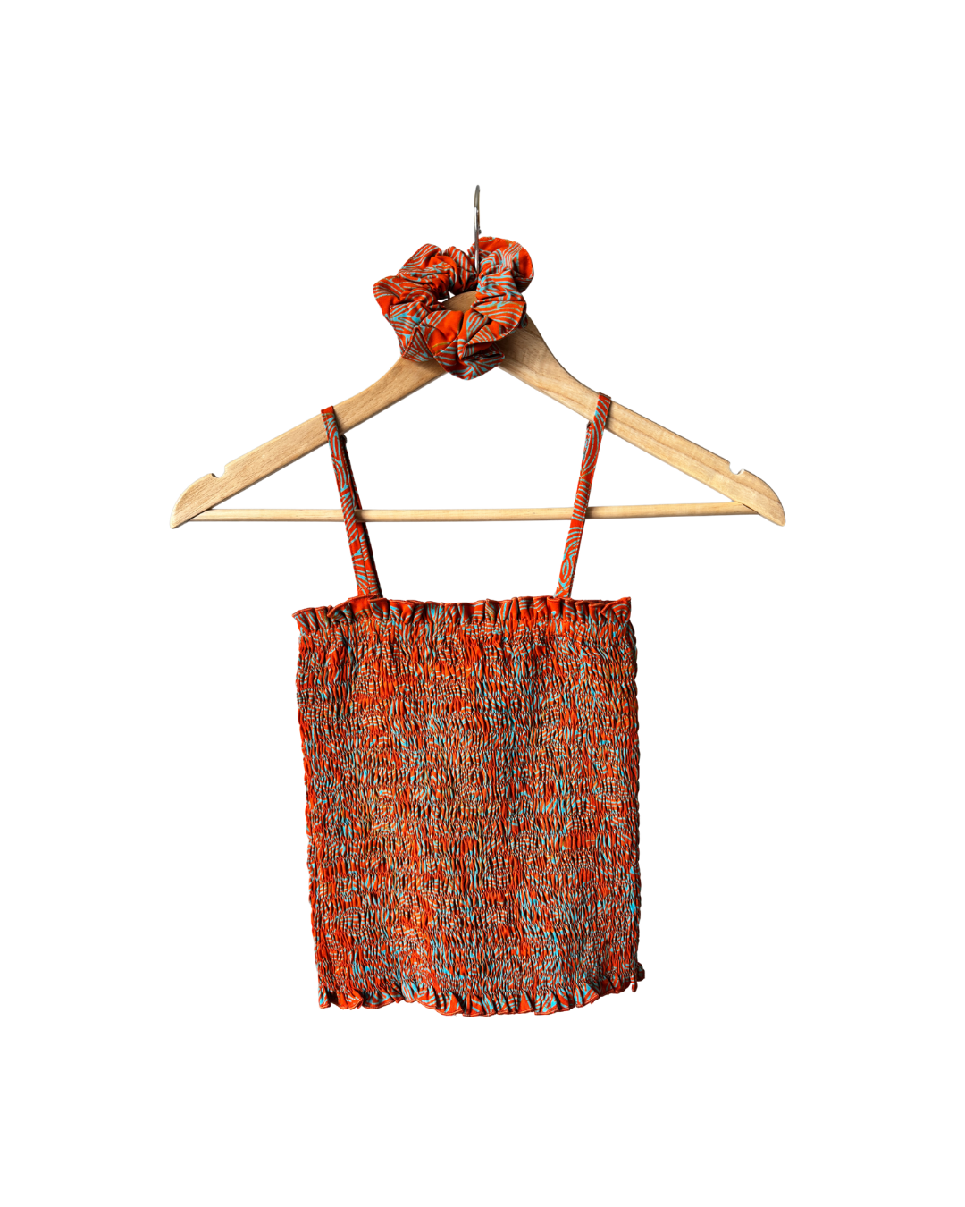 Sunset Swirl Tube Top + Scrunchie