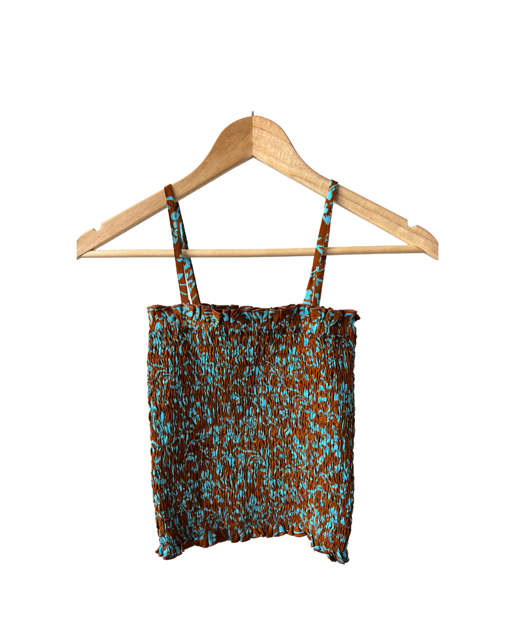 Rust Bloom Tube Top + Scrunchie