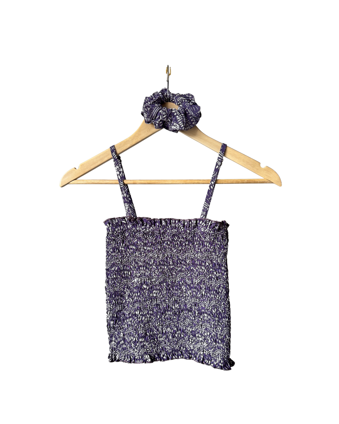 Lavender Frost Tube Top + Scrunchie