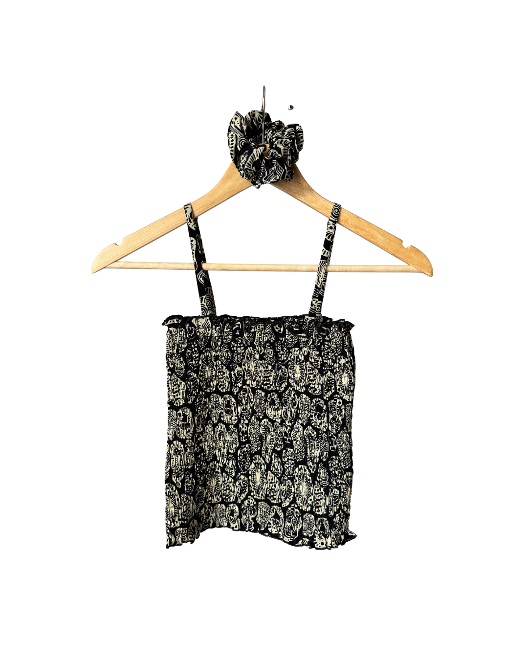 Lotus Medallion Tube Top + Scrunchie