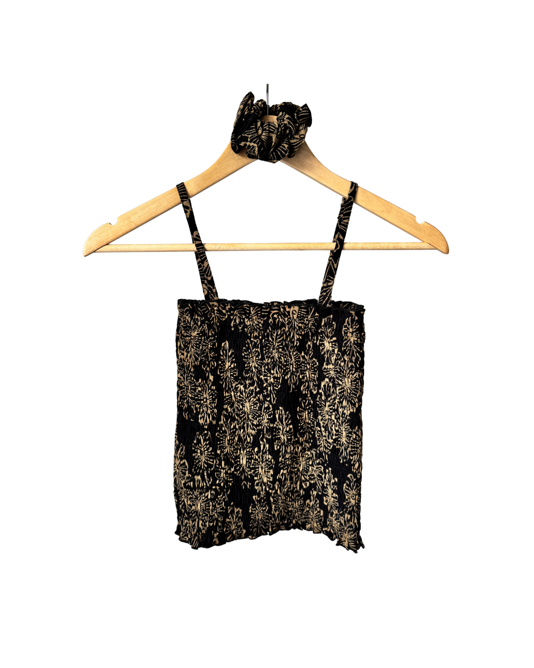 Marigold Bloom Tube Top + Scrunchie