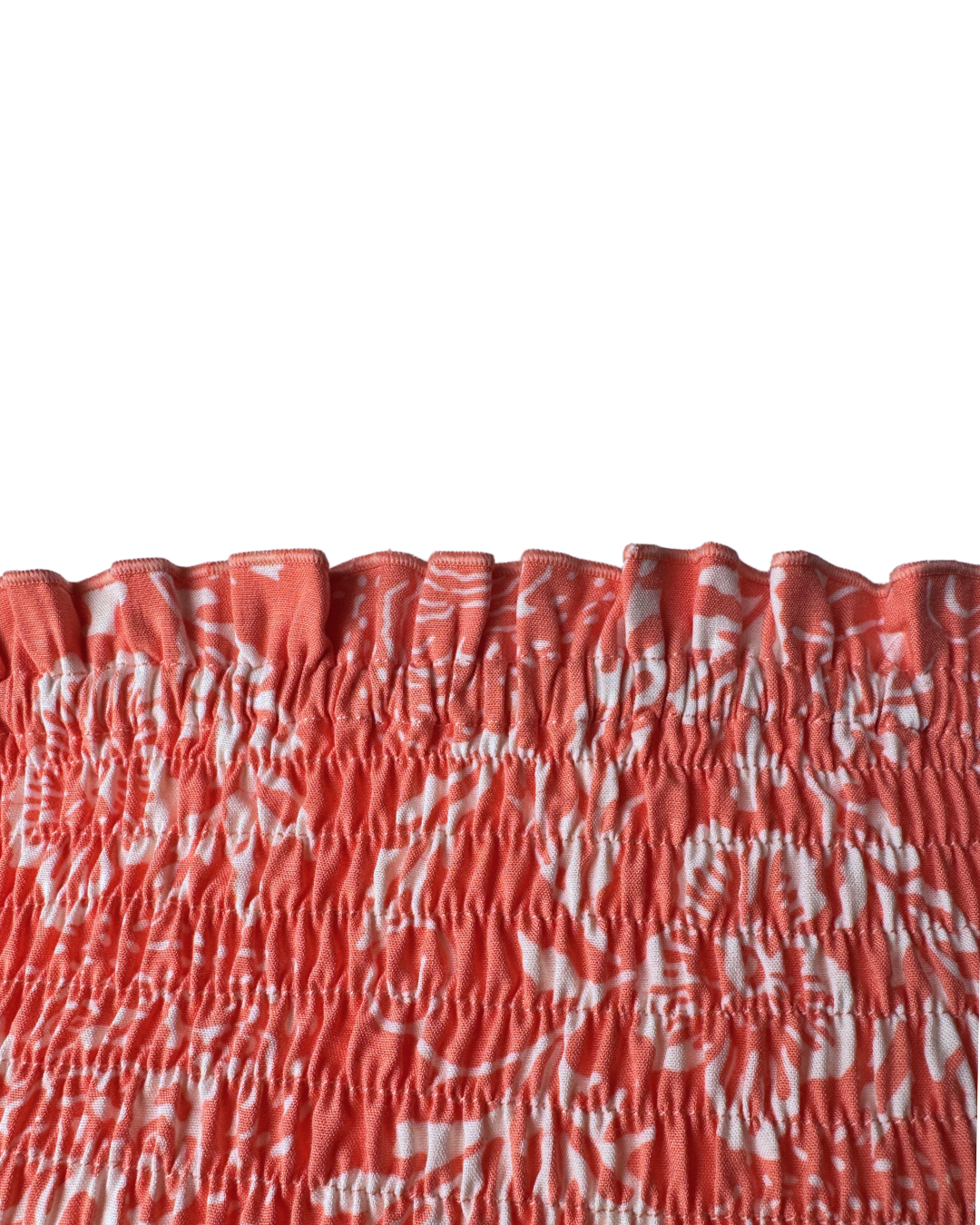 Coral Petal Tube Top + Scrunchie