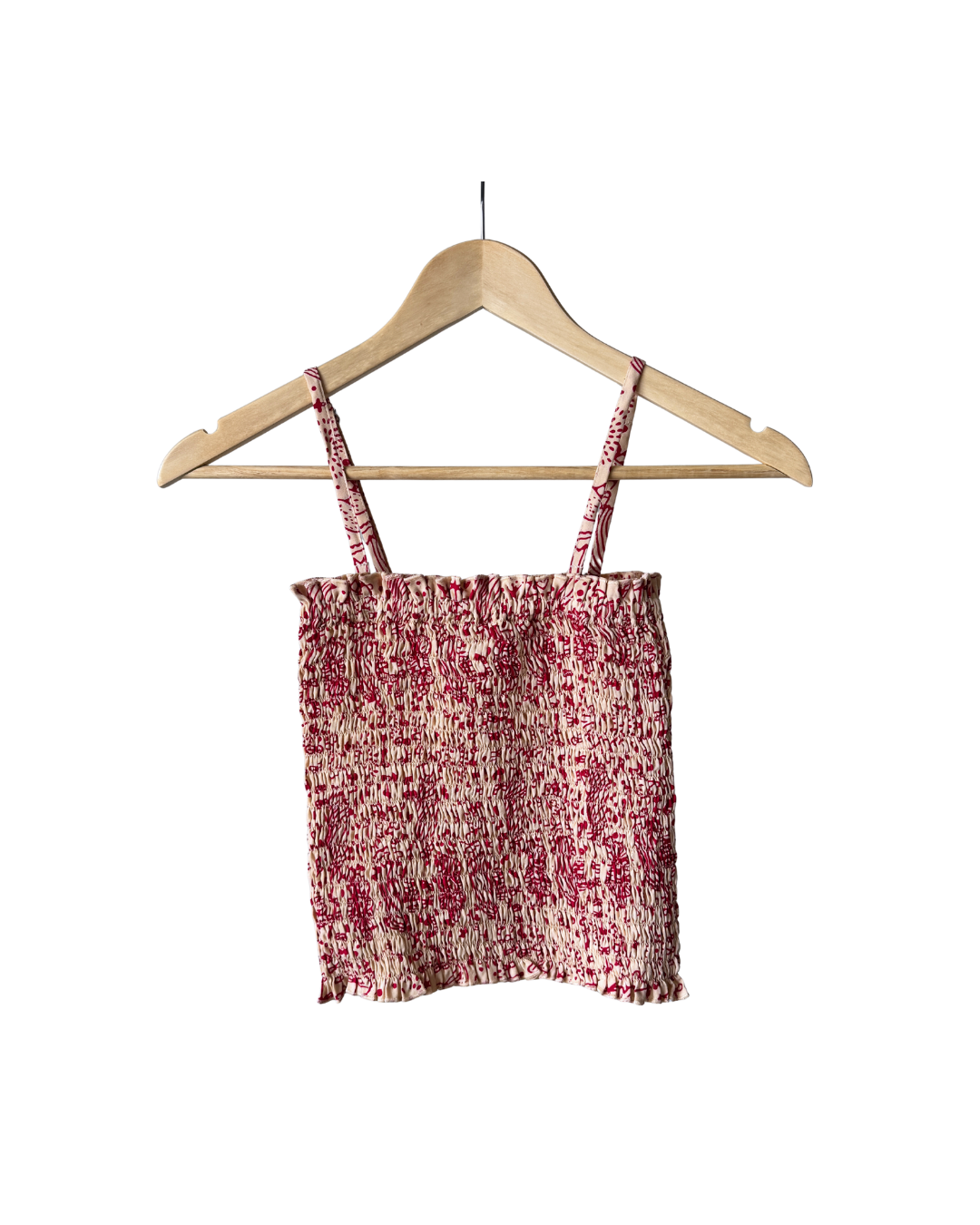 Garnet Cream Tube Top + Scrunchie