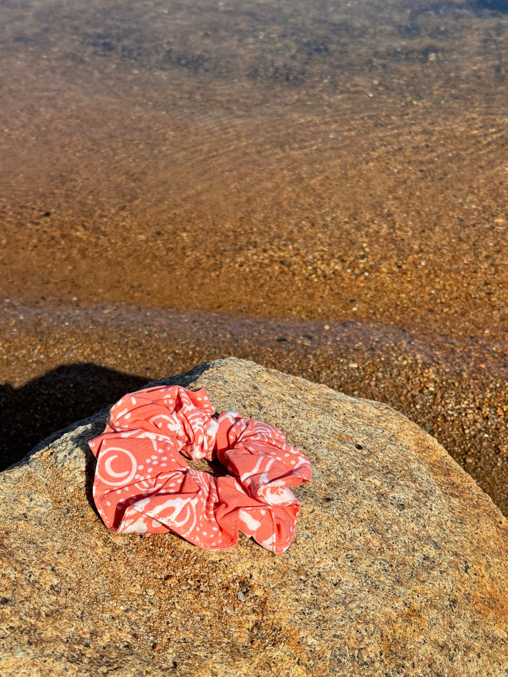 Coral Petal Tube Top + Scrunchie